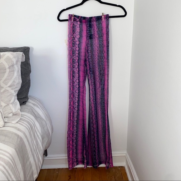 Fashion Nova Other - snakeprint cover up pants
